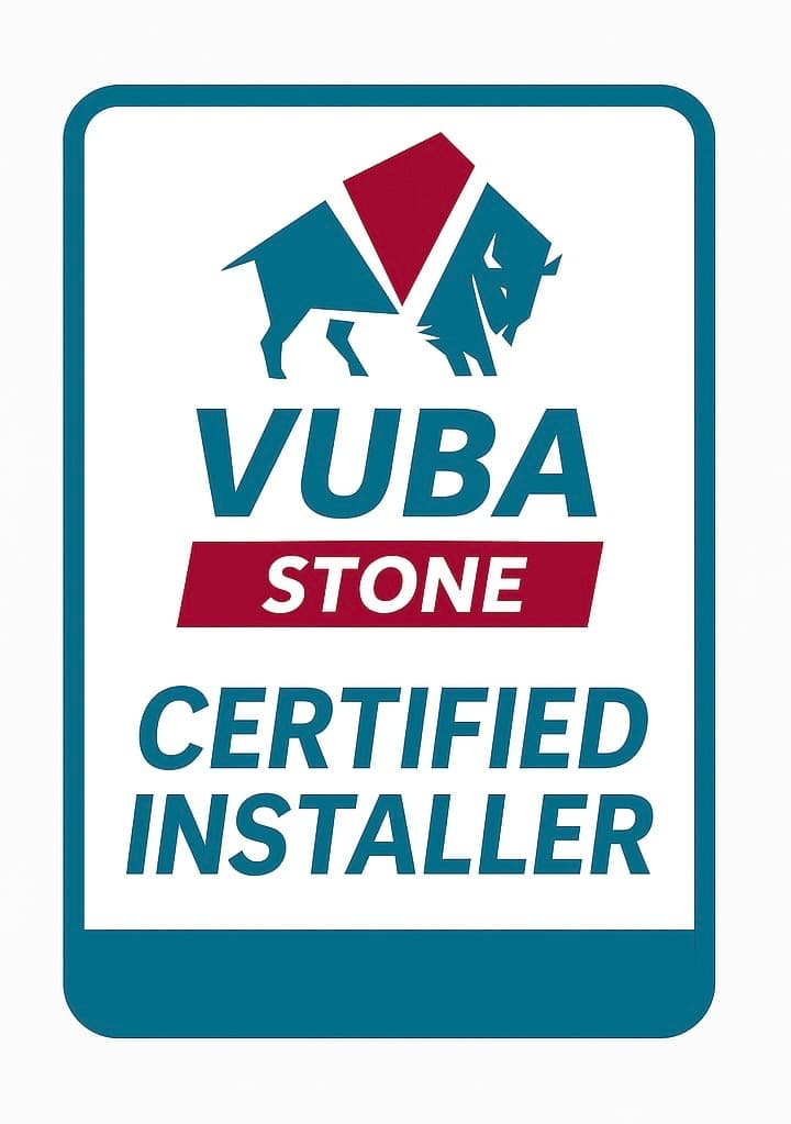 Vuba Stone Certified Installer badge