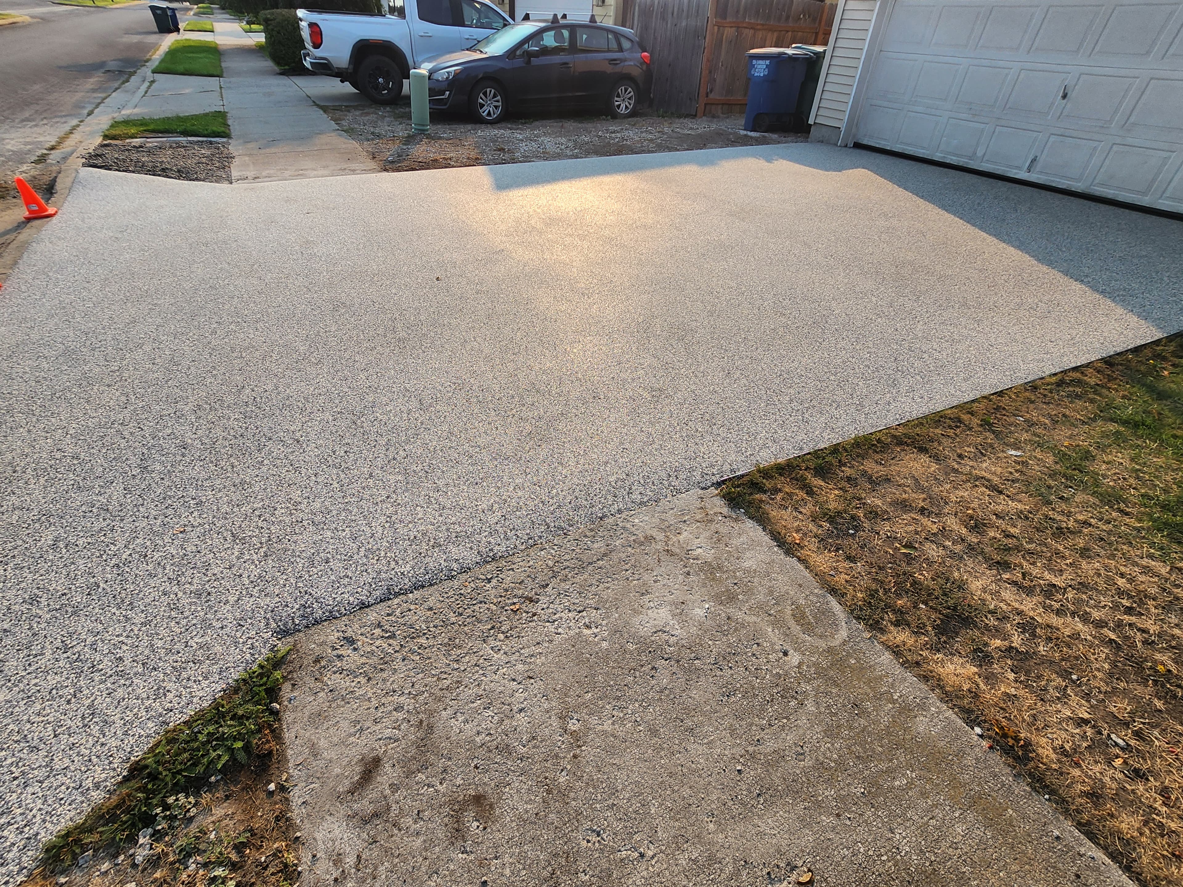 Lake Tahoe grey mix driveway