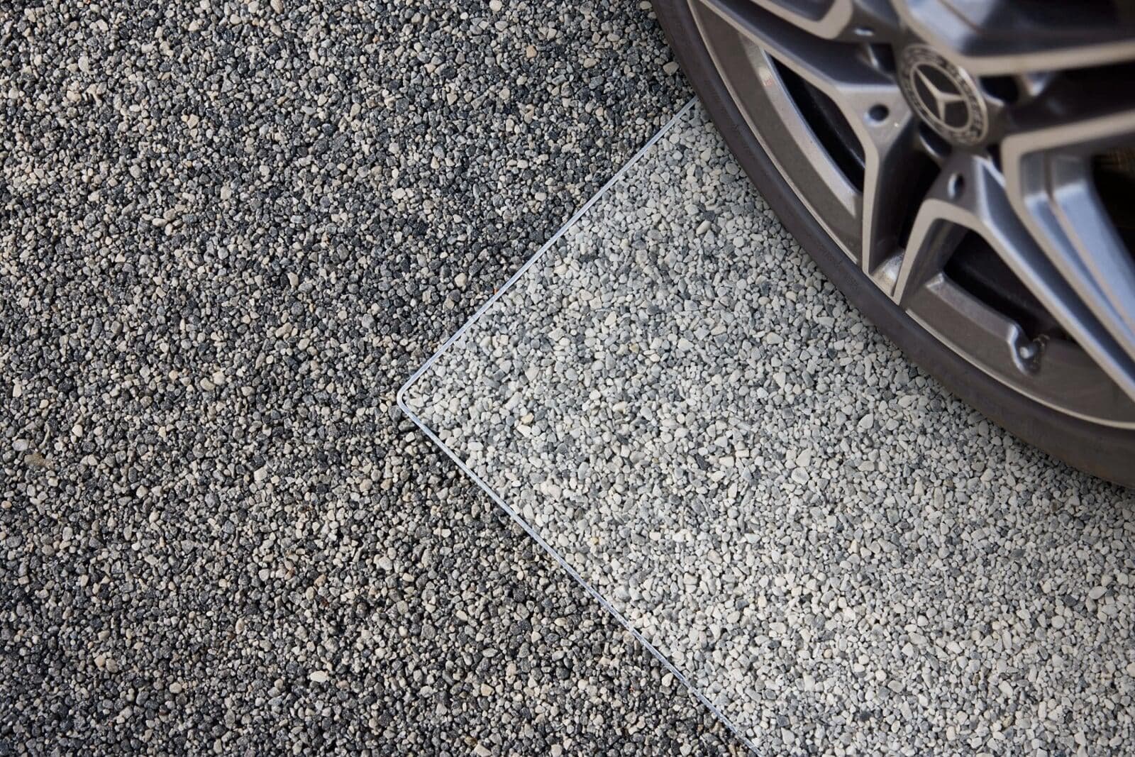 Resin-bound driveway install