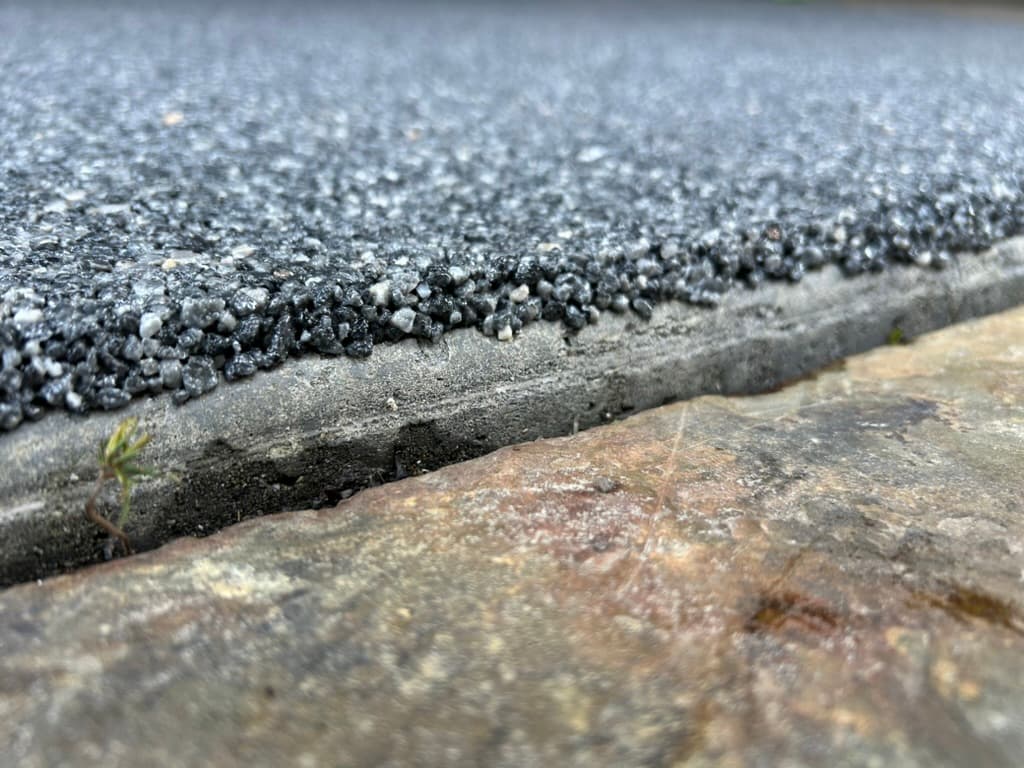 Resin-bound patio install