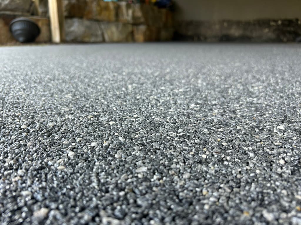 Resin-bound patio install