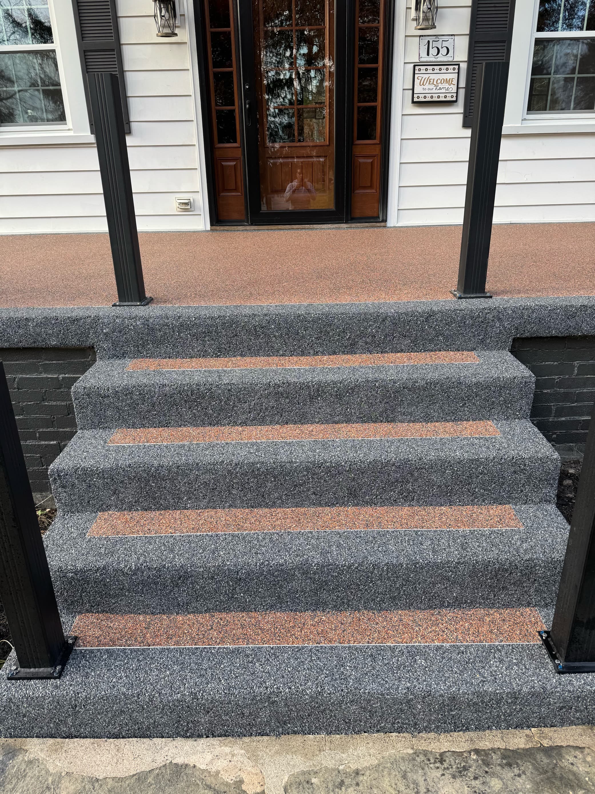 Resin-bound patio install
