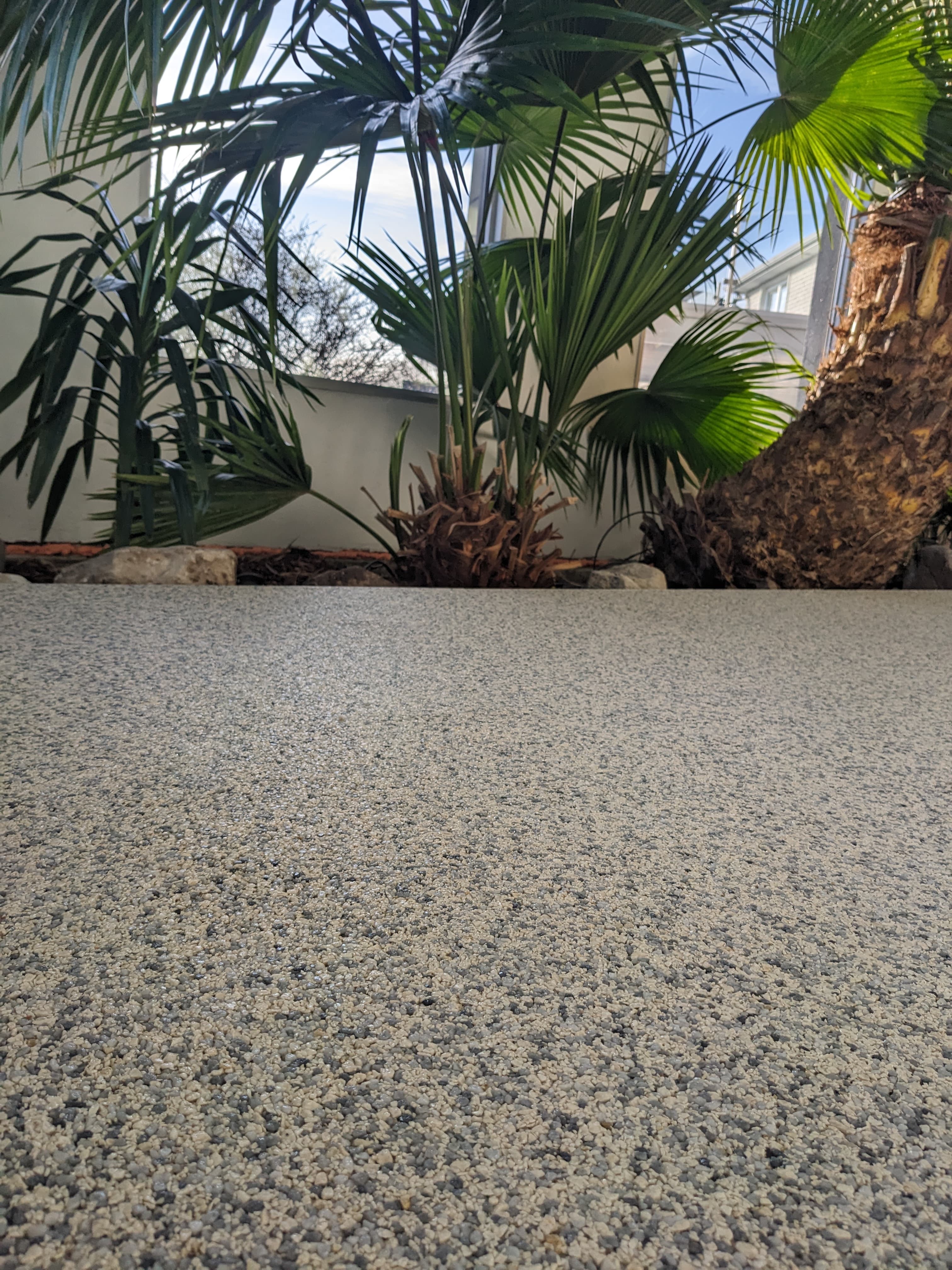 Covered Surfacing Cream Patio