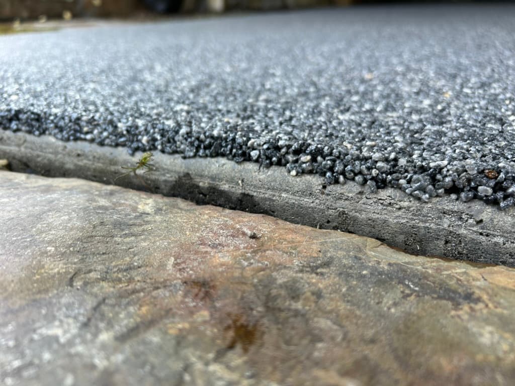 Resin-bound patio install