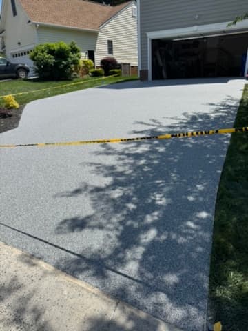 Cincinnati driveway after resin-bound resurfacing
